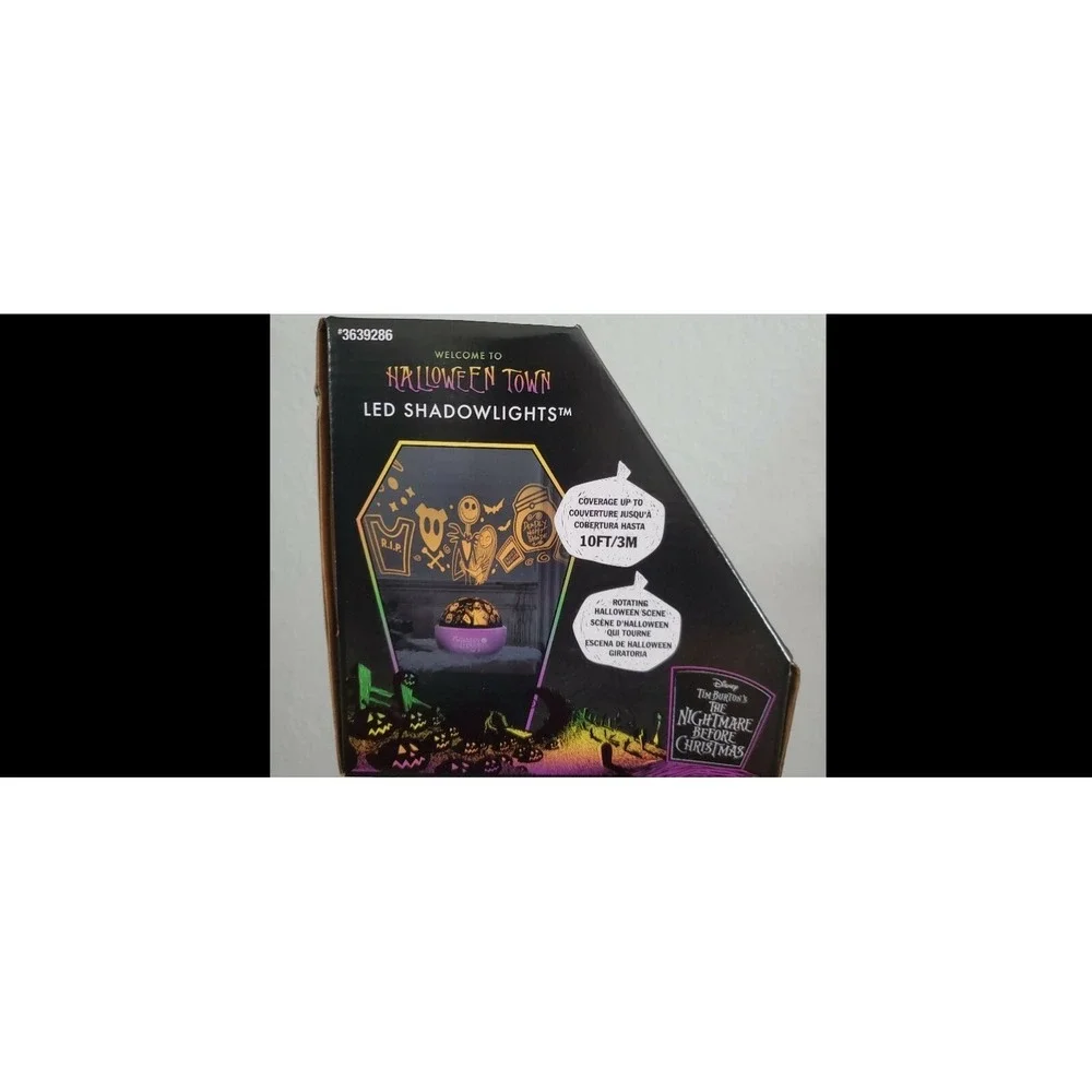 Disney The Nightmare Before Christmas Halloween 2021 LED‎ ShadowLight Projector